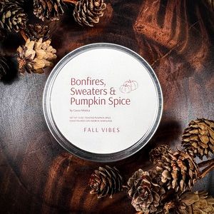 Pumpkin Spice Fall Candle | Tin | Autumn Candle | Halloween Candle | Hygge